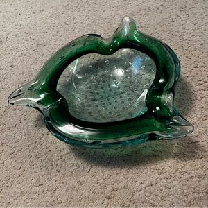 Vintage glass bowl / ash tray